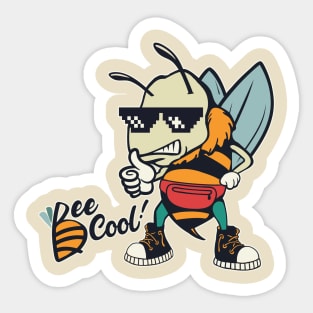 Bee Cool Sticker